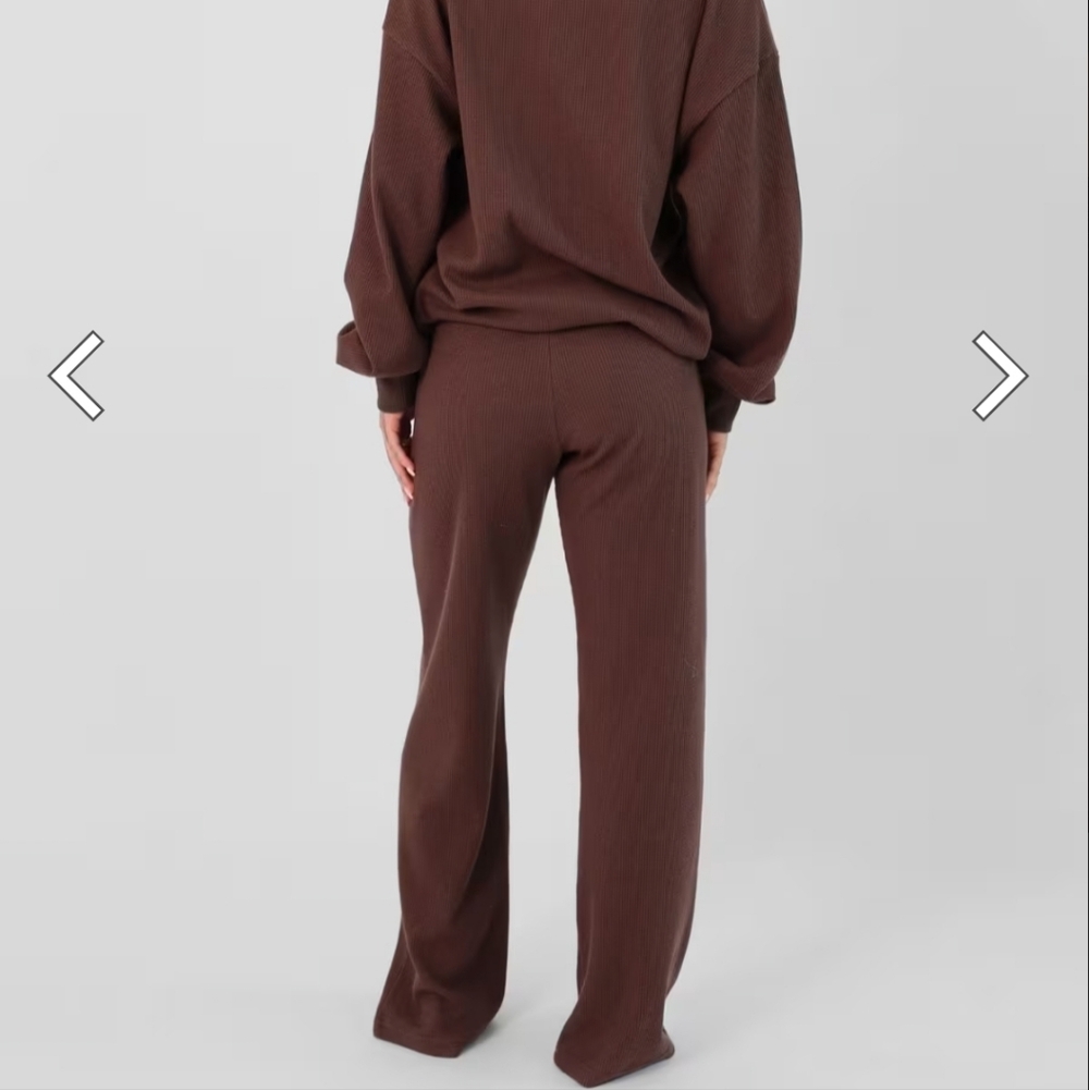 Comfrt NEW Cocoa Waffle Pants Unisex Size Medium - Picture 3 of 7